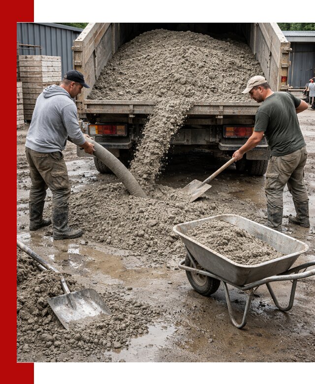 Цементно-песчаная смесь М150 доставка в Анапе