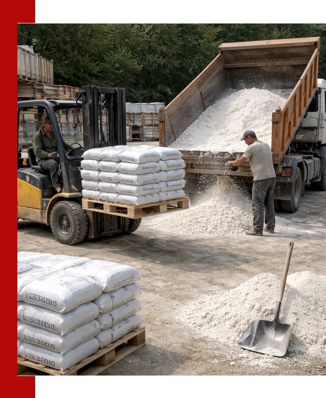 Доставка строительной извести оптом и в розницу в Анапе