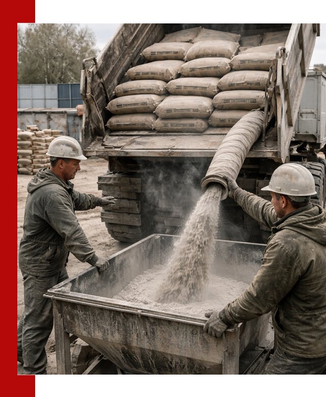 Доставка цемента М400 в Анапе оптом и в розницу