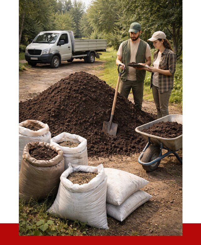 Купить грунт с доставкой в Анапе от 4673 р. за м3 | ПРОНЕРУДНпа