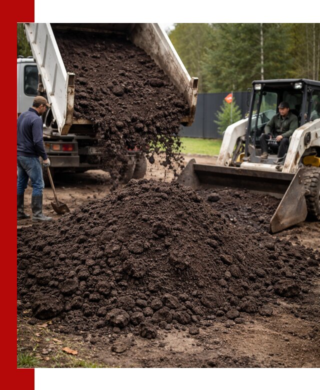Плодородный грунт с доставкой в Анапе для садов и огородов