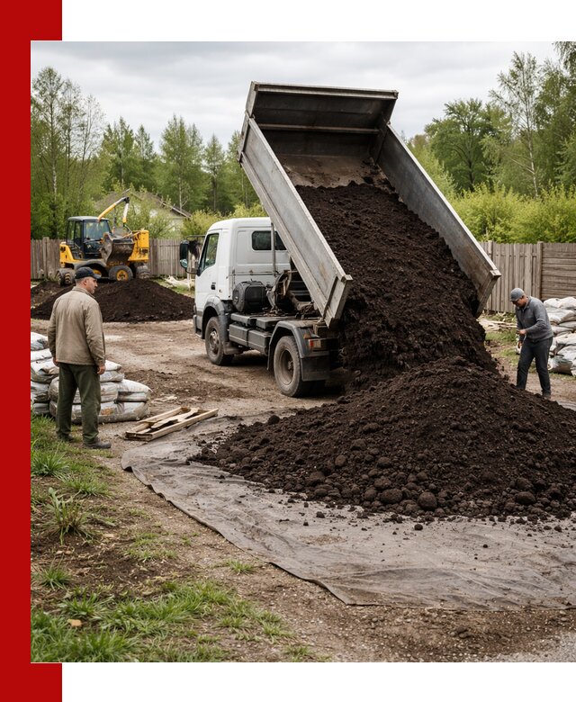 Доставка качественного почвогрунта в Анапе оптом и в розницу