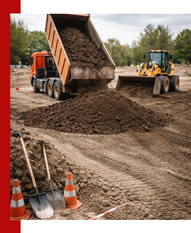 Поставка и доставка планировочного грунта в Анапе