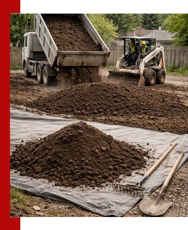 Грунт для отсыпки участка с доставкой в Анапе