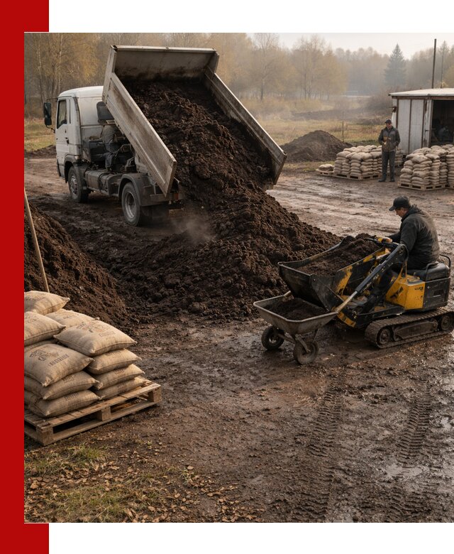 Кислый торф в доставке по выгодным ценам в Анапе