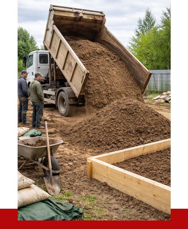Торфо песчаная смесь в Анапе с доставкой от 1921 р. | ПРОНЕРУДНпа