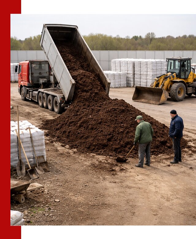 Доставка торфяных смесей оптом и в розницу в Анапе