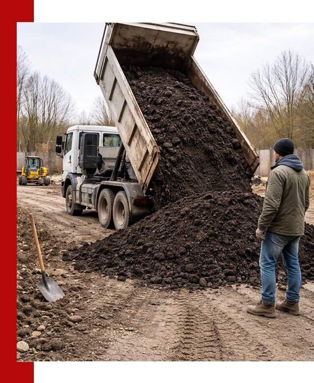 Доставка чернозема навалом в Анапе быстро и выгодно