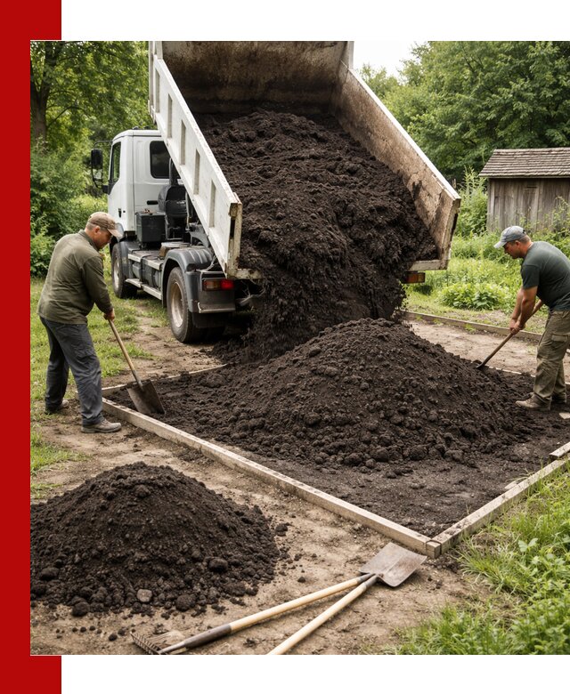 Купить чистый чернозем для огорода с доставкой в Анапе