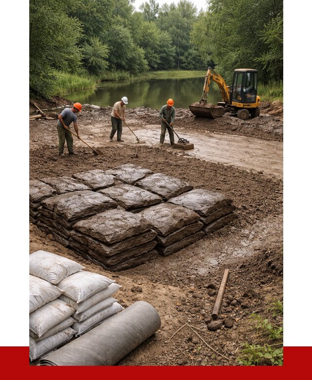 Купить глину для пруда в Анапе от 4673 р. с доставкой | ПРОНЕРУДНпа