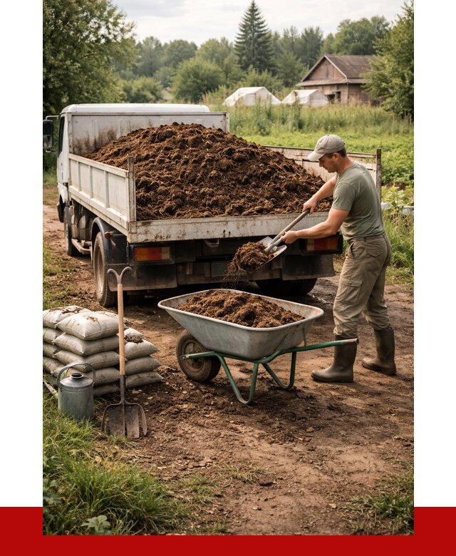 Купить коровий навоз с доставкой в Анапе от 1869 р. | ПРОНЕРУДНпа