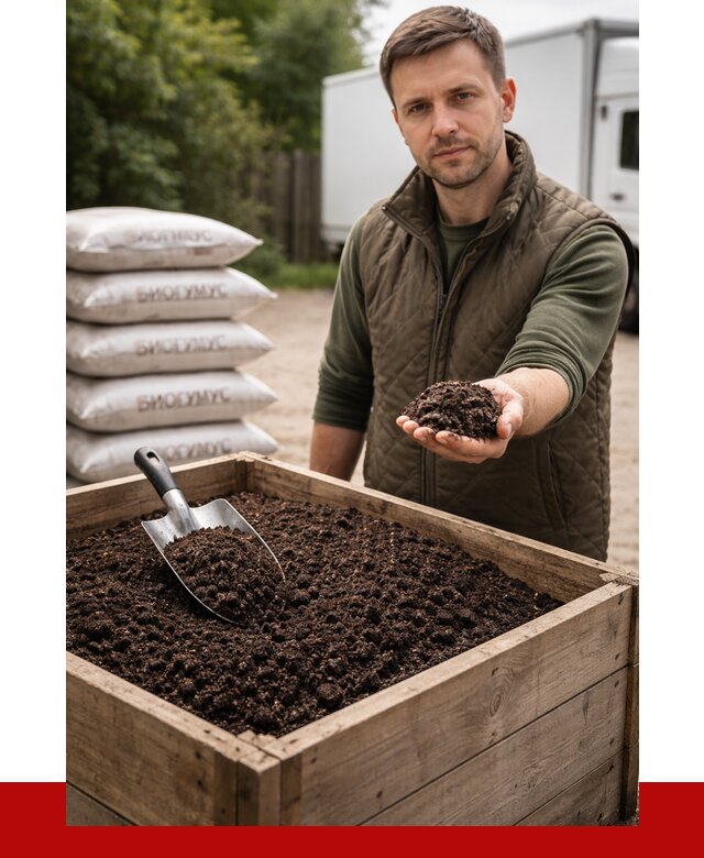 Купить биогумус в Анапе с доставкой от 8826 р. за куб | ПРОНЕРУДНпа