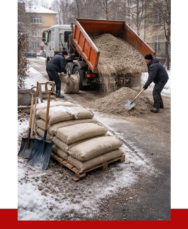 Противогололедные материалы оптом в Анапе от 4361 р. | ПРОНЕРУДНпа