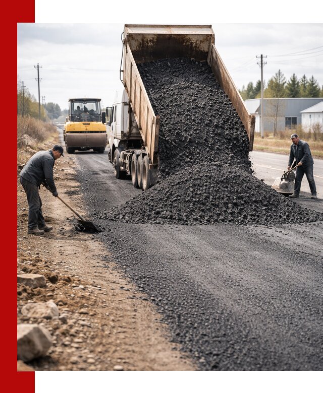 Асфальтовая крошка для дорог в Анапе — поставка и доставка