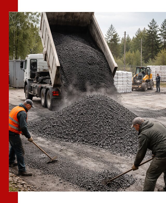 Доставка и продажа асфальтного гранулята в Анапе