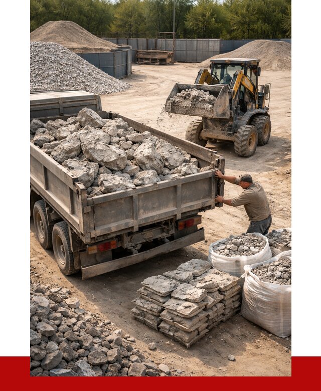 Купить бой бетона с доставкой в Анапе от 4984 р. | ПРОНЕРУДНпа