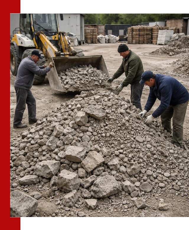 Демонтаж и вывоз бой бетона в Анапе