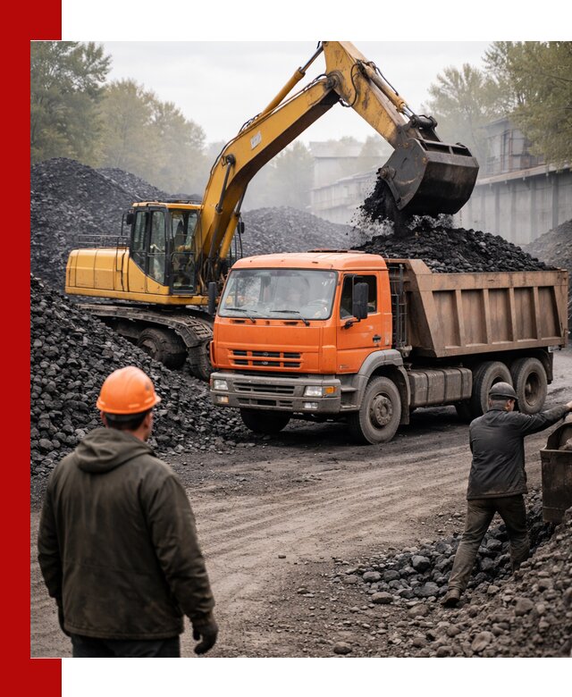 Доставка угля автотранспортом в Анапе быстро и выгодно