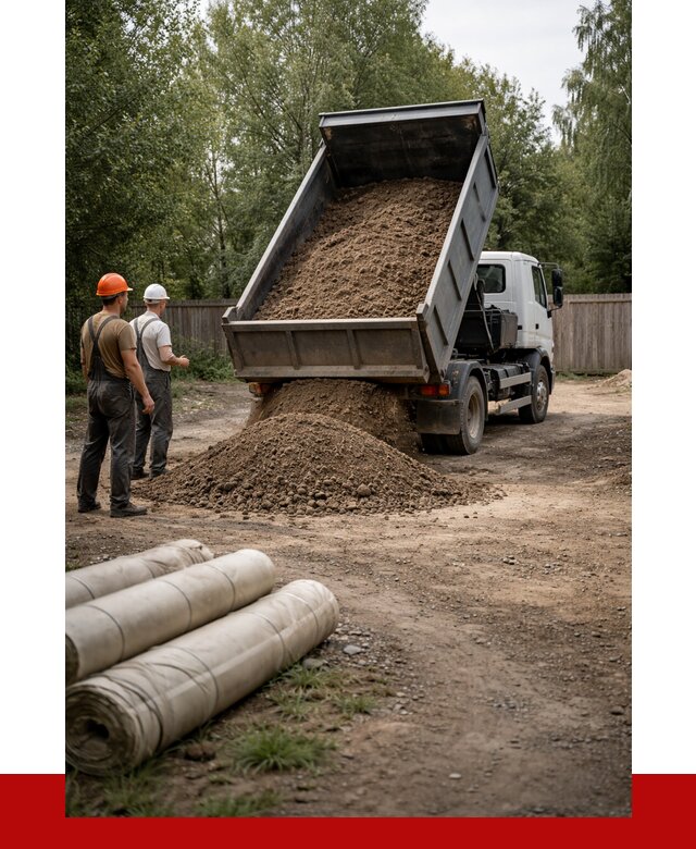 Доставка сыпучих материалов самосвалом в Анапу от 4361 р. | ПРОНЕРУДНпа