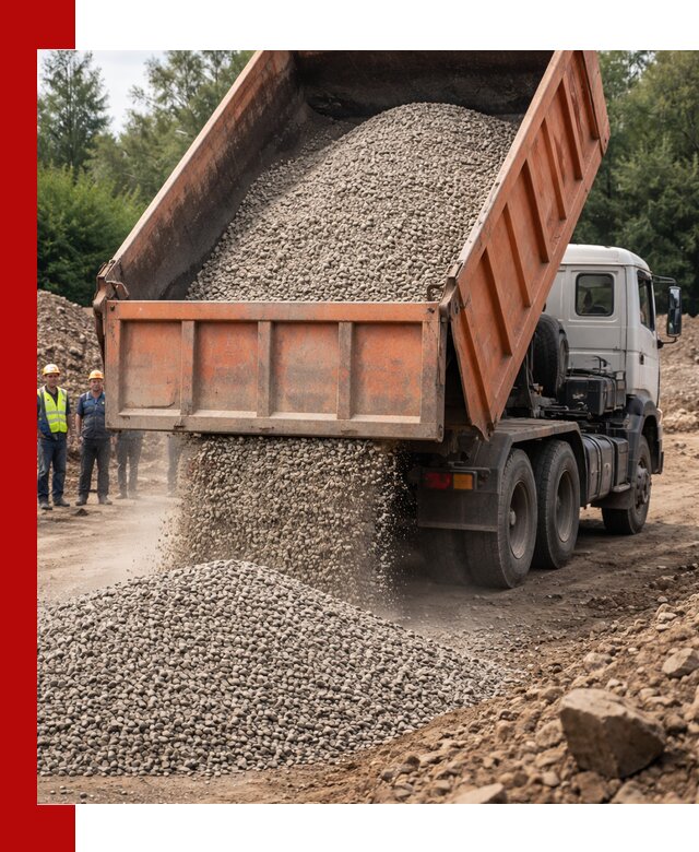 Доставка сыпучих материалов самосвалом в Анапе быстро и надежно