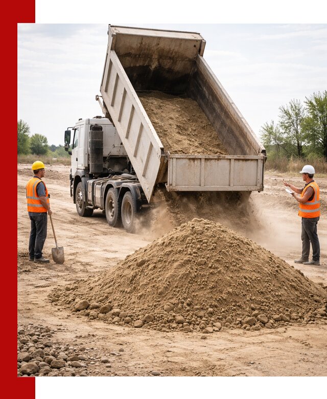 Доставка самосвалом 15 кубов в Анапе за город и по городу