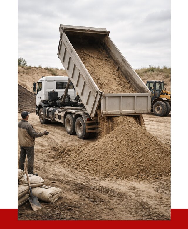 Доставка самосвалом 20 кубов в Анапе от 7788 р. | ПРОНЕРУДНпа