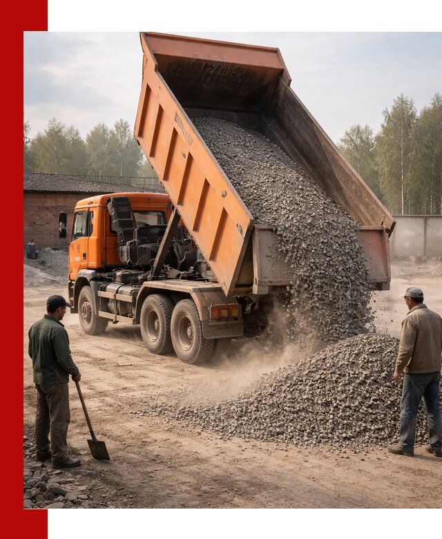 Доставка самосвалом 20 м3 в Анапе быстро и надежно