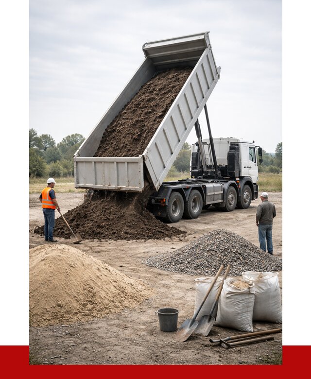 Доставка самосвалом 30 кубов в Анапе от 8826 р. | ПРОНЕРУДНпа