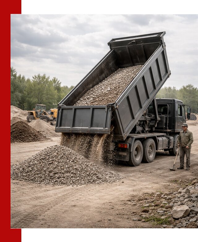 Доставка самосвалом 30 м3 по выгодным ценам в Анапе