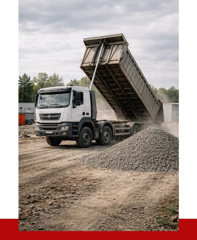 Доставка самосвалом 40 кубов в Анапе от 9346 р. | ПРОНЕРУДНпа