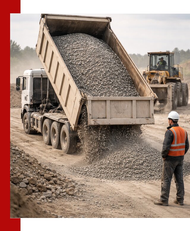 Доставка самосвалом 40 кубов цемента и сыпучих в Анапе