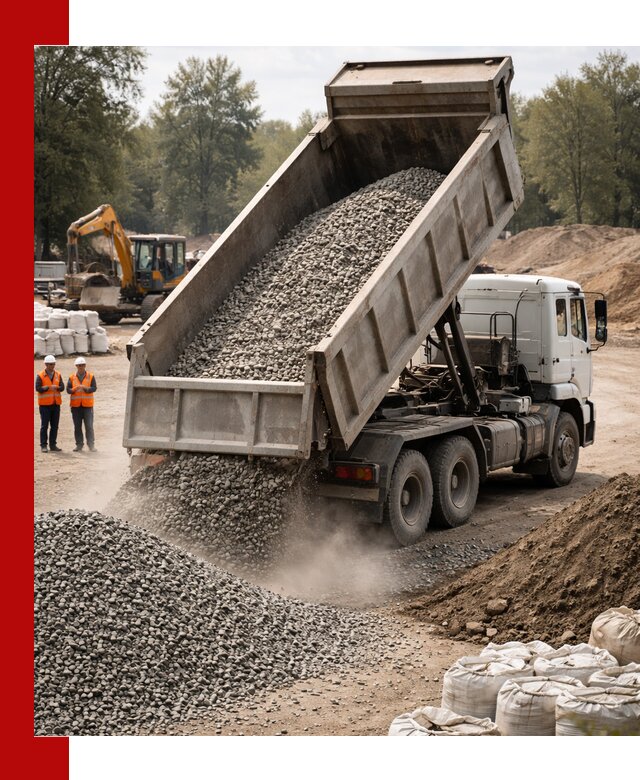 Аренда самосвала в Анапе для доставки сыпучих и нерудных материалов