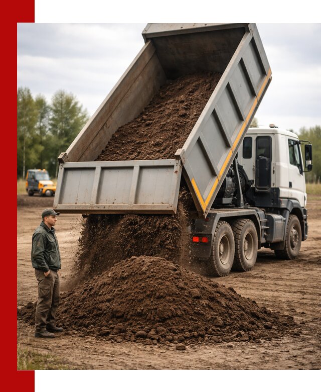 Аренда самосвала с водителем в Анапе для сыпучих грузов и навоза