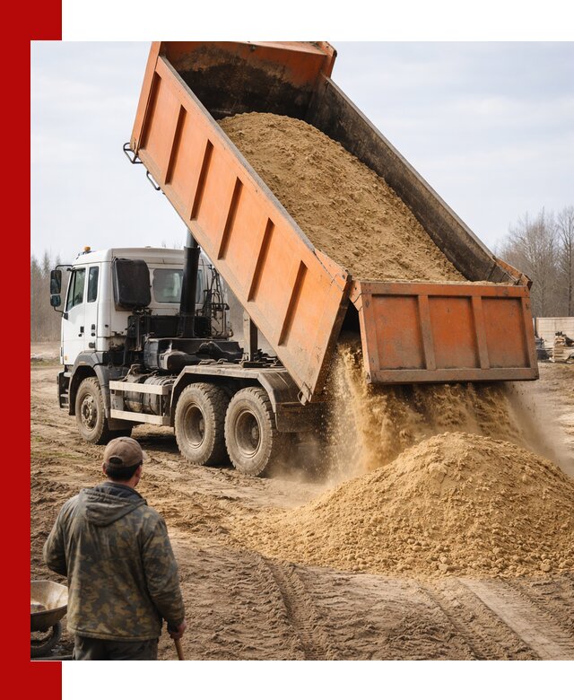 Аренда самосвала 20 тонн для перевозки грузов в Анапе