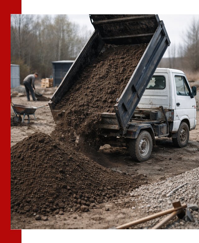 Аренда минисамосвала в Анапе для доставки сыпучих материалов