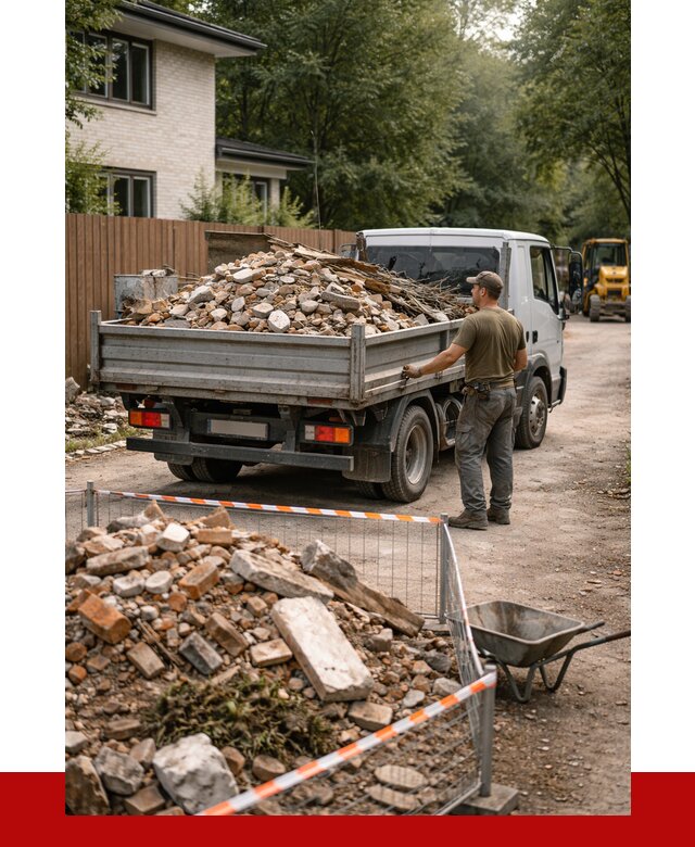 Вывоз строительного мусора с погрузкой в Анапе от 7788 р | ПРОНЕРУДНпа