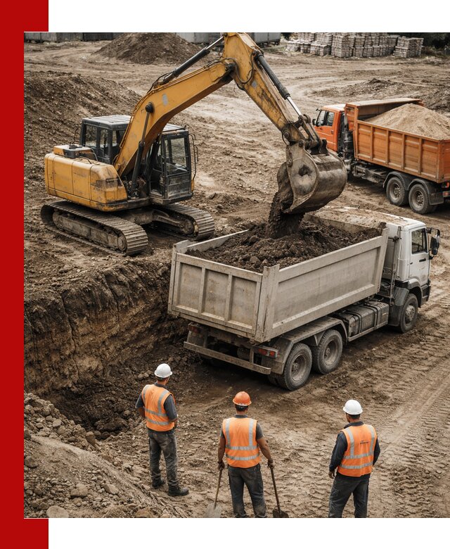 Разработка грунта для строительства и благоустройства в Анапе