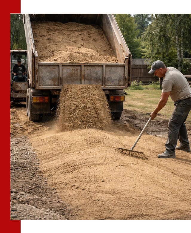 Отсыпка участка песком в Анапе быстро и качественно