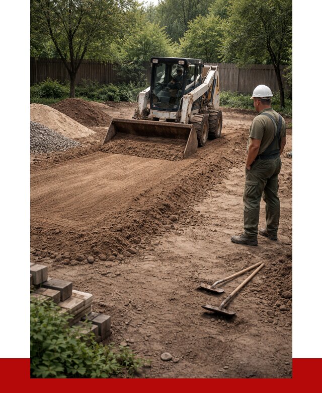 Выравнивание участка под ключ в Анапе от 3634 р. | ПРОНЕРУДНпа