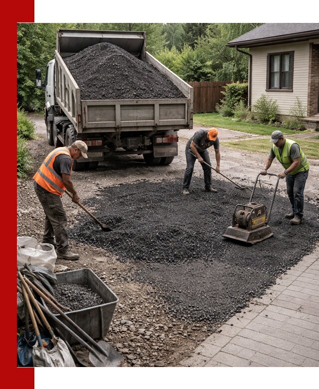 Асфальтовая крошка для двора с доставкой в Анапе